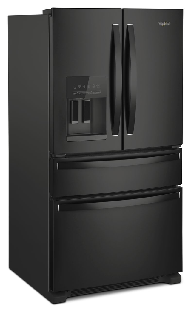 Whirlpool® 36 in. 24.5 Cu. Ft. Black Freestanding French Door Refrigerator-3