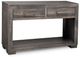 Handstone Customizable Steel City Natural Weathered Sofa Table-0