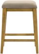 Armen Living Jane 3-Piece Amber Glow/Twilight Taupe Counter Stool Set-2