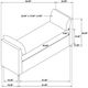 Coaster® Robin Brown Accent Bench-4
