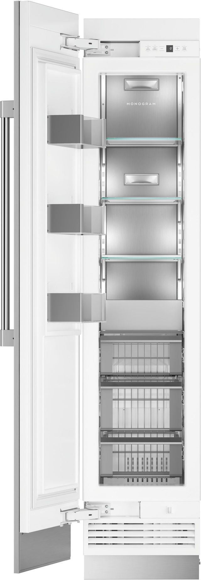 Monogram® 18" 8.3 Cu. Ft. Panel Ready Smart Integrated Column Freezer-1