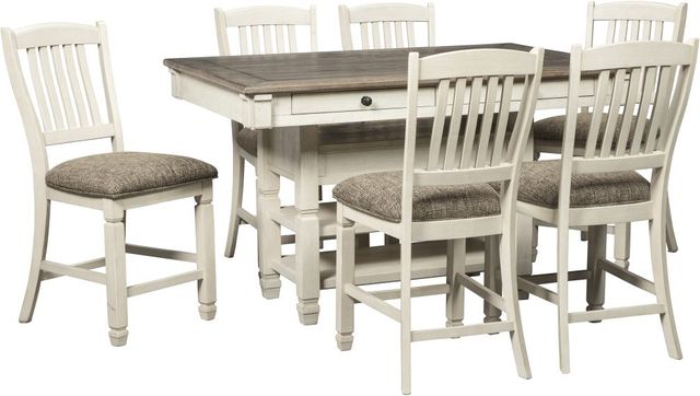 Signature Design by Ashley® Bolanburg 7-Piece Two-Tone Counter Height Dining Table Set-0