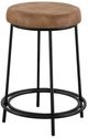 International Furniture Direct Frida Black/Orange Bar Stool-0