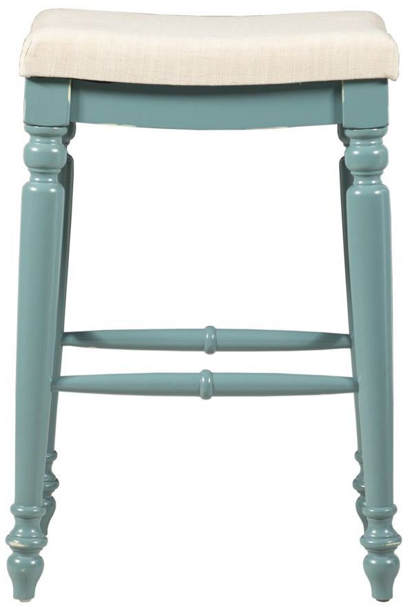Linon Marino Antique Blue Bar Stool-2