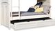 American Woodcrafters 6510 Cottage Traditions Clean White Cottage Twin/Twin Bunkbed with Trundle-1