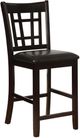 Coaster® Lavon 2-Piece Black Espresso Upholstered Counter Chairs-1