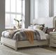 Liberty Furniture Belmar Knubby/Silver Champagne/Washed Taupe King Upholstered Sleigh Bed-1