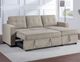Steve Silver Co. Noah Brown Sofa Bed-0