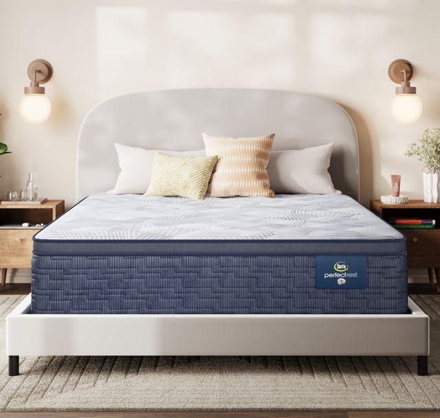 Serta® Perfect Rest Emerald Vale 15" Innerspring Plush Pillow Top King Mattress-1