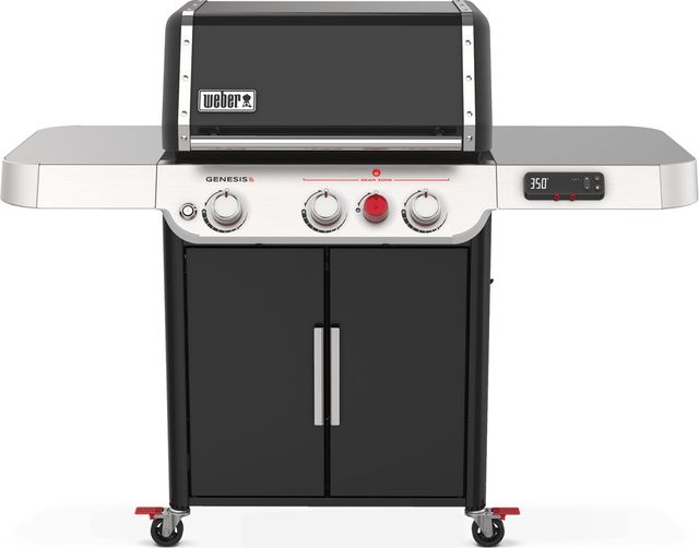 Weber® Genesis 62" Black Smart LP Freestanding Grill-0