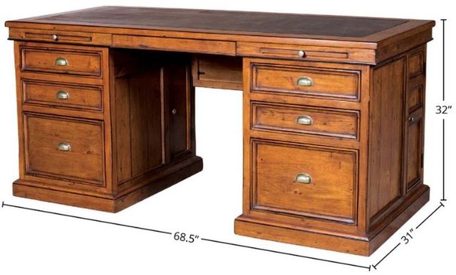 LH Home Lifestyle African Dusk Double Desk -1