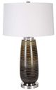 Uttermost® Alamance Rustic Bronze/White Table Lamp-0