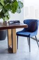 Moe's Home Collection Etta Dark Blue Dining Arm Chair-3