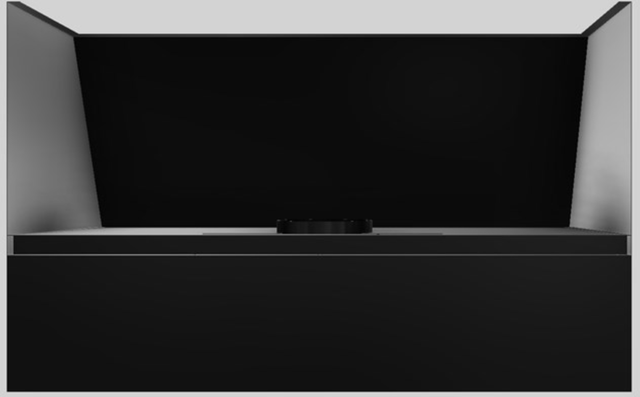 Vent-A-Hood® 48" Wall Mounted Range Hood-Black-1