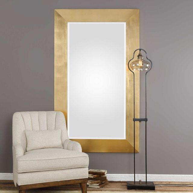 Uttermost® Chaney Gold Leaf Mirror | Brick Furniture | Austin, MN