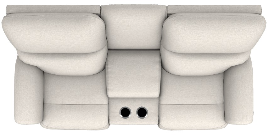 ラプラス Jay Power Reclining Loveseat w/ Headrest, Lumbar & Console