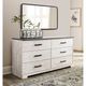 Signature Design by Ashley® Shawburn Whitewash/Charcoal Gray Dresser-4