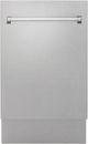 Zline Tallac Series 18" Satin Stainless Steel Built-In Dishwasher-0