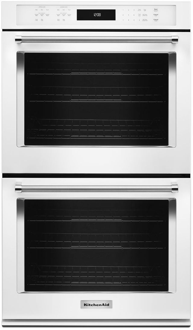 KitchenAid® 27" White Electric Built In Double Oven