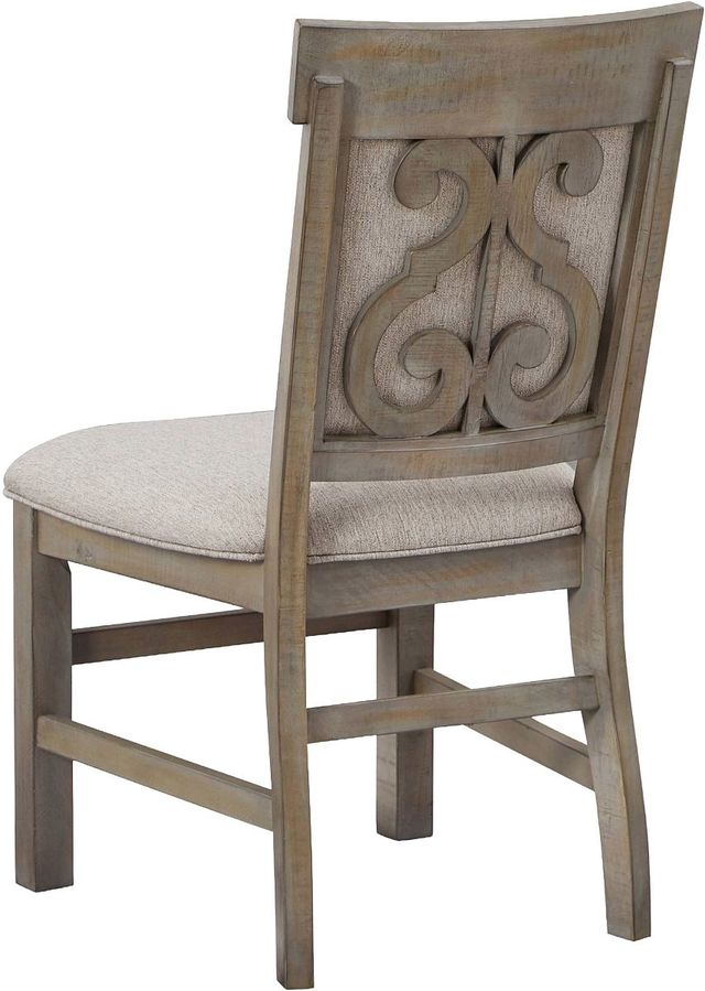Magnussen Home® Tinley Park 2-Piece Dove Tail Grey Dining Side Chair Set with Upholstered Seat and Back-4