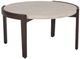 Flexsteel® Palette Beige Short Bunching Table with Brown Base-0