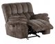 Furniture of America® Hieronymus Dark Brown Glider Recliner Chair-0