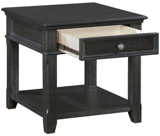 Homelegance® Muriel Charcoal End Table-3