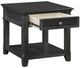 Homelegance® Muriel Charcoal End Table-3