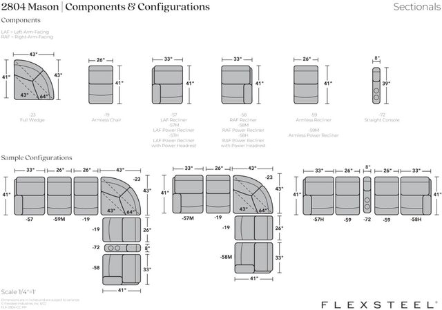 Flexsteel® Customizable Mason Reclining Sectional-2