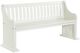 Elements International Stone 6-Piece White Standard Height Dining Set-2