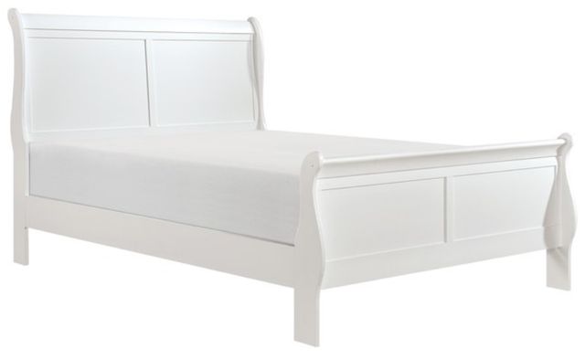 Homelegance® Mayville White Queen Sleigh Bed-0