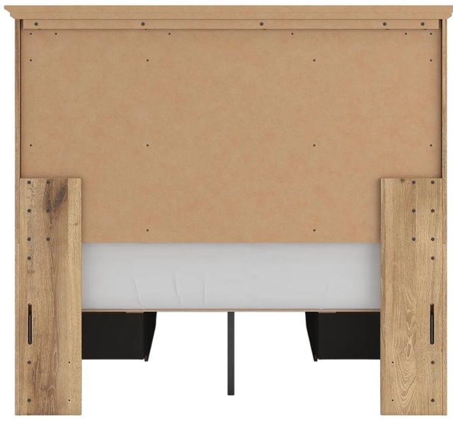 Signature Design by Ashley® Makidern Tan Full Panel Storage Bed-4