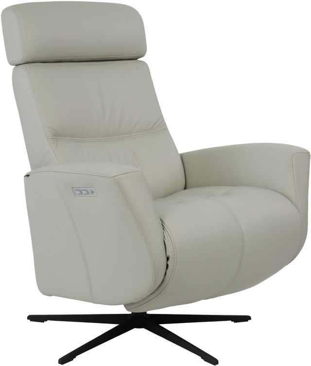 Fjords® Modern Living Magnus Shadow Grey Large Dual Motion Swivel Recliner-0