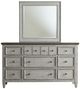 Liberty Furniture Heartland Antique White/Tobacco Dresser and Mirror-2