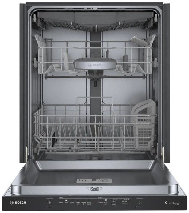 Bosch® 500 Series 24" Black Top Control Built In Dishwasher-2