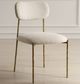 Uttermost® Capture 2-Piece Antique Gold/Off-White Dining Side Chair Set-1