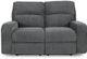 Parker House® Polaris Bizmark Gray Power Reclining Loveseat-2