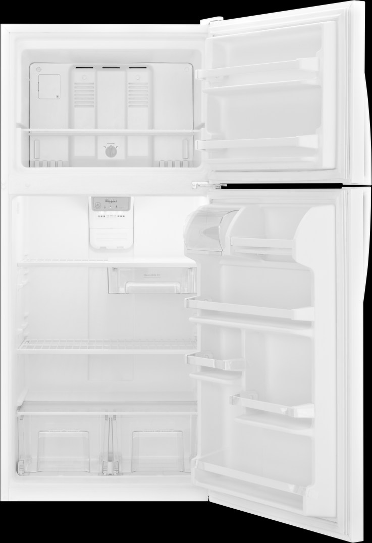 Whirlpool 30 in. 18.3 Cu. Ft. White Top Freezer Refrigerator - Thumbnail 4