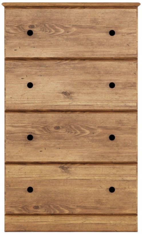 Perdue Woodworks 12,000 Essential Brown 26" 4-Drawer Chest-1