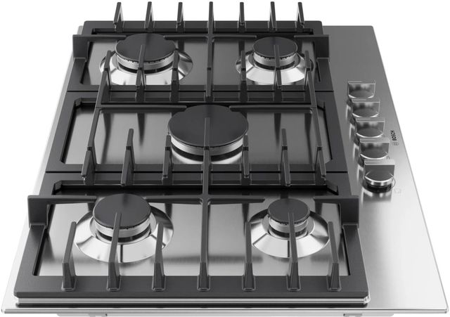 Bosch® 300 Series 30" Stainless Steel Gas Cooktop-3