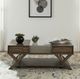 Liberty Furniture Lennox Weathered Chestnut Display Cocktail Table-1