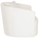 Powell® Ruby White Sherpa Swivel Chair-4