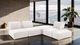 Furniture of America® Stavanger White L-Sectional -1