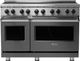 Viking® 5 Series 48" Damascus Gray Pro Style Induction Range-0