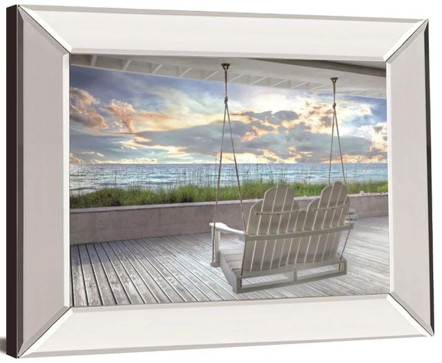 Classy Art Swing At The Beach By Celebrate Life Gallery Mirror Framed Wall Art-0