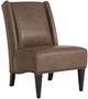 Smith Brothers Customizable 554 Leather Armless Chair-0