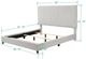 Legends Home Bridger Minky Stone Queen Upholstered Panel Bed-2