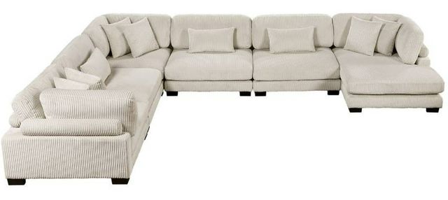 Homelegance® Traverse 6-Piece Beige U-Shape Modular Sectional with Reversible Chaise-2