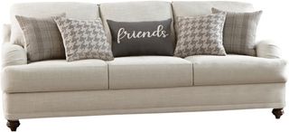 Coaster® Glenn Light Grey Cushion Back Sofa