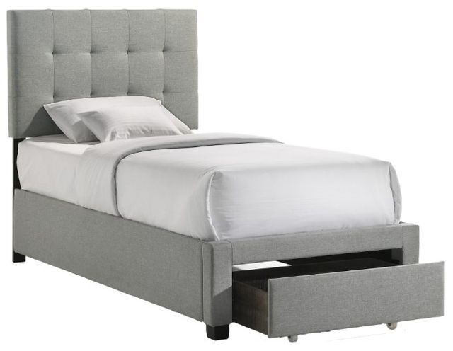Intercon Kaycee Smoke Youth Twin Storage Panel Bed-0